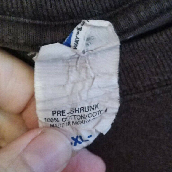 Rare Zoso Led Zeppelin LS T Shirt Jimmy Page Robert Plant XL Extra Large Brown - Picture 3 of 11